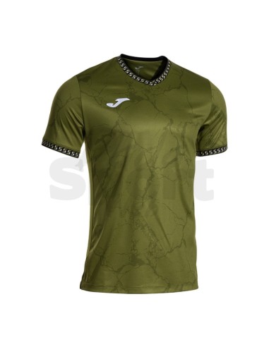 JOMA MAGLIA CALCIO GOLD VII VERDE MILITARE NERO