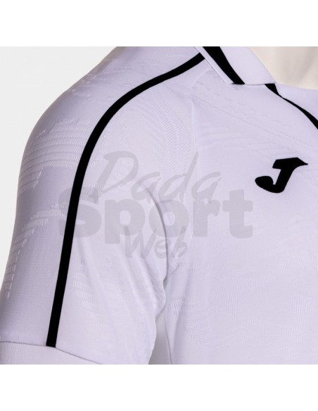 MAGLIA CALCIO JOMA FIT ONE BIANCO NERO