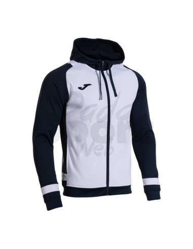JOMA FELPA CON CAPPUCCIO LIDER BIANCO BLU