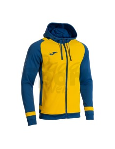 JOMA FELPA CON CAPPUCCIO LIDER GIALLO AZZURRO