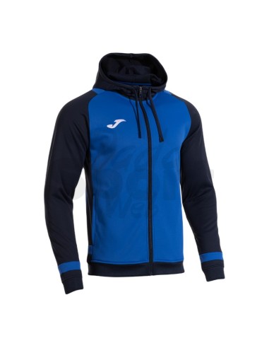 JOMA FELPA CON CAPPUCCIO LIDER AZZURRO BLU