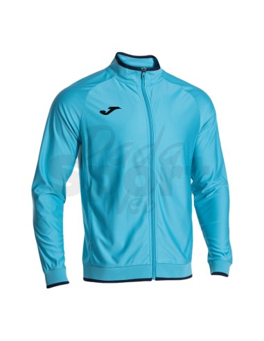 JOMA FELPA COMBI PREMIUM TURCHESE FLUO BLU