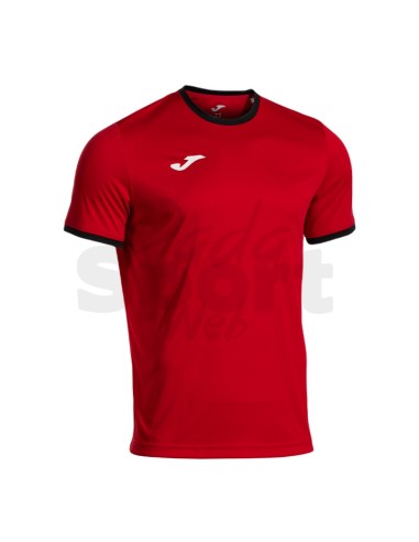 JOMA MAGLIA MANICA CORTA COMBI PREMIUM ROSSO NERO