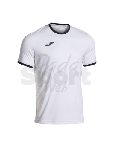 JOMA MAGLIA MANICA CORTA COMBI PREMIUM BIANCO BLU