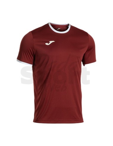JOMA MAGLIA MANICA CORTA COMBI PREMIUM GRANATA BIANCO