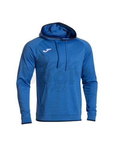 JOMA FELPA CON CAPPUCCIO COMBI PREMIUM AZZURRO BLU