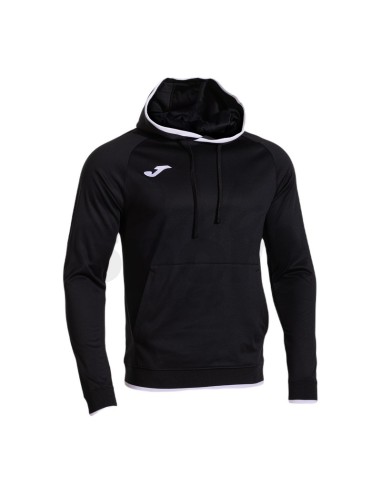 JOMA FELPA CON CAPPUCCIO COMBI PREMIUM NERO BIANCO