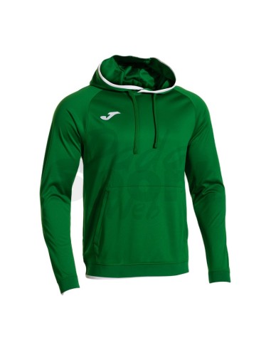 JOMA FELPA CON CAPPUCCIO COMBI PREMIUM VERDE BIANCO
