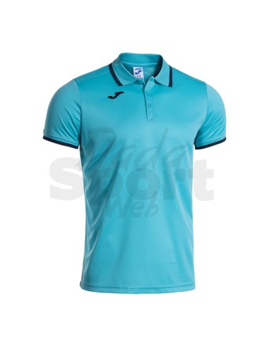 JOMA POLO COMBI PREMIUM TURCHESE BLU