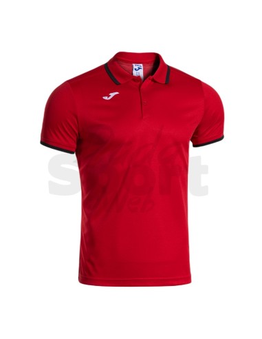 JOMA POLO COMBI PREMIUM ROSSO NERO