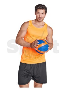 Canotta Tecnica Sportiva Roly Andre Smanicata Arancio Fluo