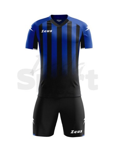ZEUS KIT CALCIO VENUS AZZURRO NERO
