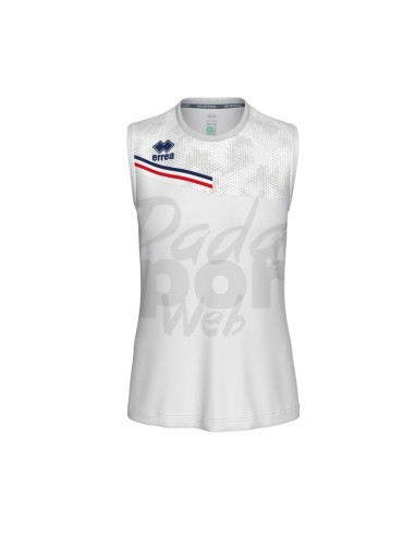 ERREA CANOTTA ELOY BIANCO BLU ROSSO