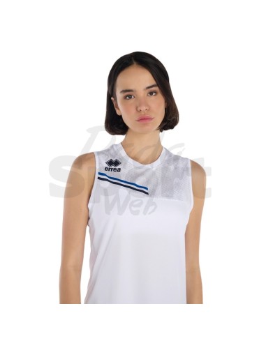 ERREA CANOTTA ELOY BIANCO AZZURRO BLU