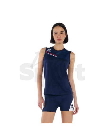 ERREA CANOTTA ELOY BLU ROSSO BIANCO