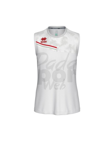 ERREA CANOTTA ELOY BIANCO ROSSO GRIGIO