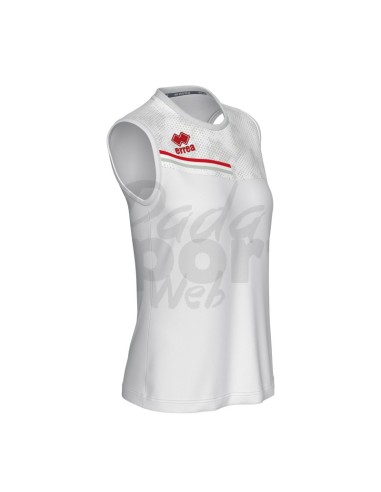 ERREA CANOTTA ELOY BIANCO ROSSO GRIGIO