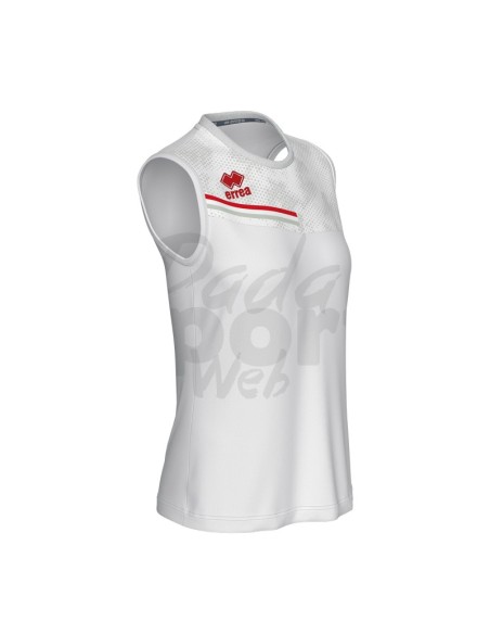 ERREA CANOTTA ELOY BIANCO ROSSO GRIGIO