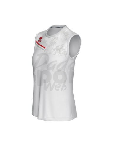 ERREA CANOTTA ELOY BIANCO ROSSO GRIGIO