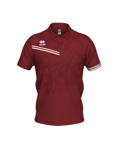 ERREA POLO EMIR GRANATA GRIGIO BIANCO