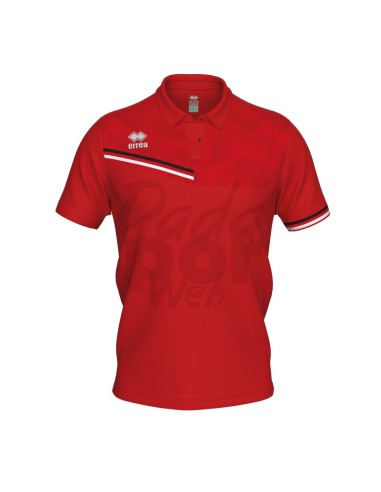 ERREA POLO EMIR ROSSO NERO BIANCO