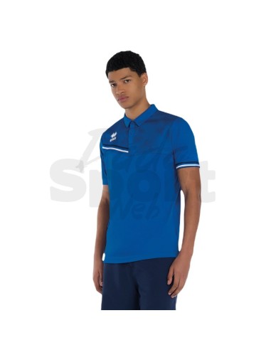 ERREA POLO EMIR AZZURRO BLU BIANCO