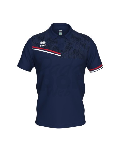 ERREA POLO EMIR BLU ROSSO BIANCO