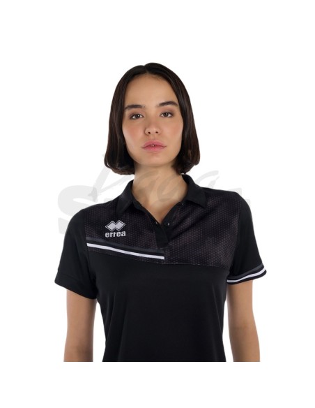 ERREA POLO EDEN NERO ANTRACITE BIANCO