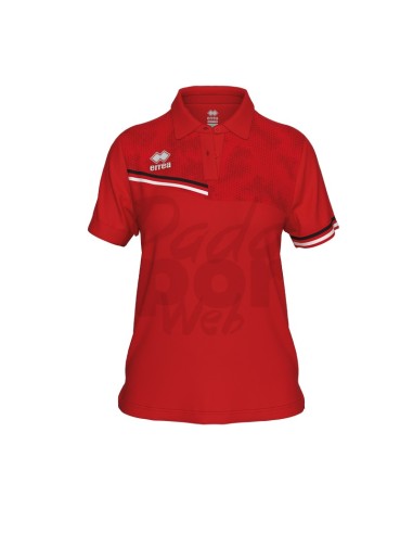 ERREA POLO EDEN ROSSO NERO BIANCO