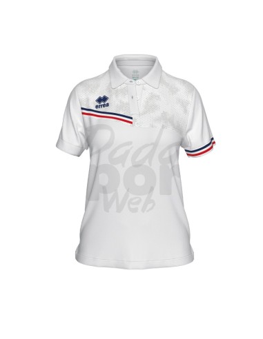 ERREA POLO EDEN BIANCO BLU ROSSO