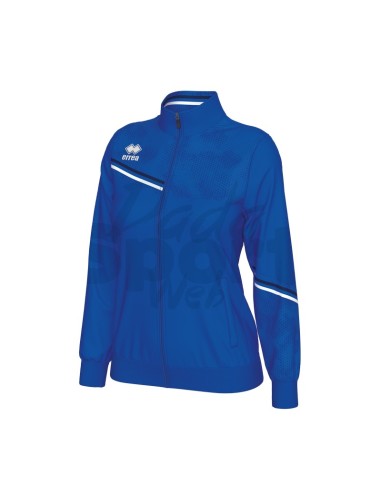 ERREA GIACCA TUTA ESTELLA AZZURRO BLU BIANCO