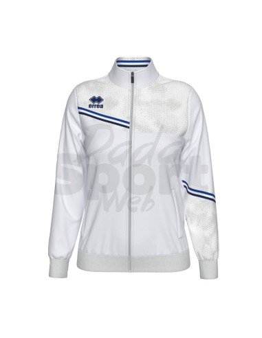 ERREA GIACCA TUTA ESTELLA BIANCO AZZURRO BLU