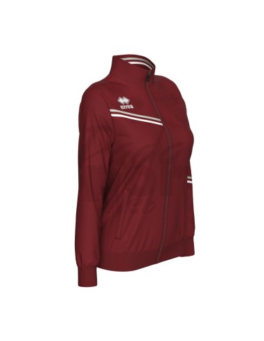 ERREA GIACCA TUTA ESTELLA GRANATA GRIGIO BIANCO