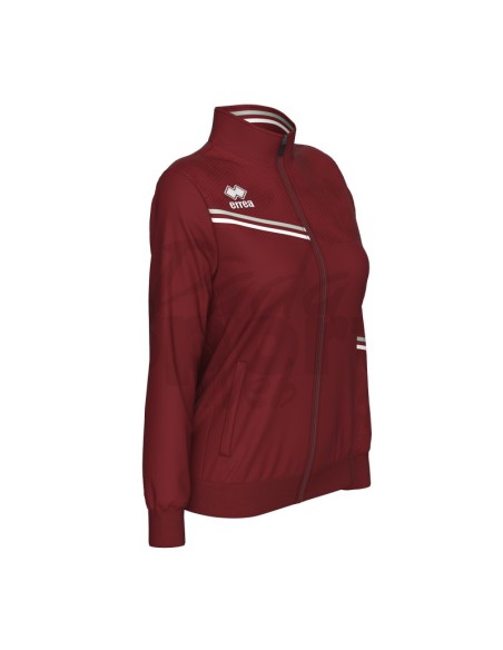 ERREA GIACCA TUTA ESTELLA GRANATA GRIGIO BIANCO