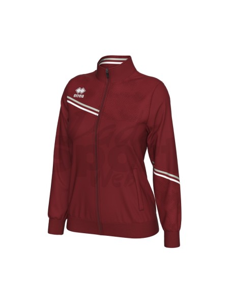 ERREA GIACCA TUTA ESTELLA GRANATA GRIGIO BIANCO