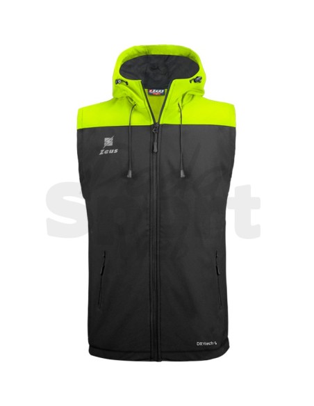 ZEUS SMANICATO SOFTSHELL NERO GIALLO FLUO
