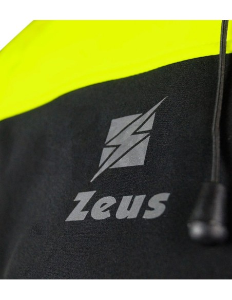 ZEUS SMANICATO SOFTSHELL NERO GIALLO FLUO