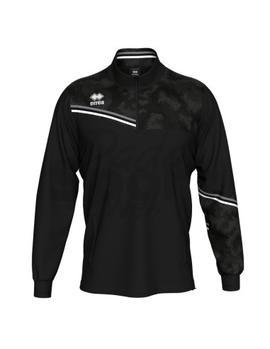 ERREA FELPA ALLENAMENTO ELIAS NERO ANTRACITE BIANCO