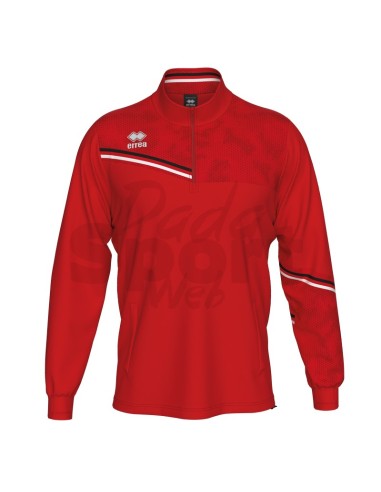 ERREA FELPA ALLENAMENTO ELIAS ROSSO NERO BIANCO