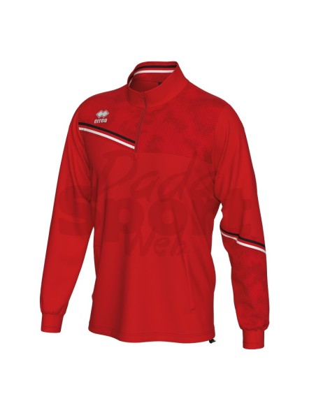 ERREA FELPA ALLENAMENTO ELIAS ROSSO NERO BIANCO