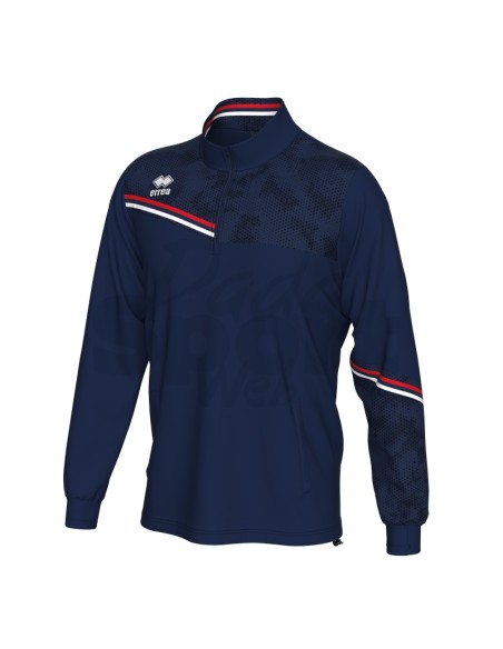 ERREA FELPA ALLENAMENTO ELIAS BLU ROSSO BIANCO