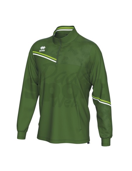 ERREA FELPA ALLENAMENTO ELIAS VERDE MILITARE VERDE FLUO BIANCO