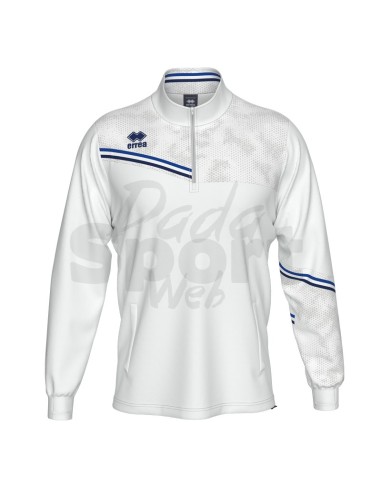 ERREA FELPA ALLENAMENTO ELIAS BIANCO AZZURRO BLU