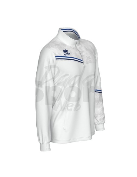 ERREA FELPA ALLENAMENTO ELIAS BIANCO AZZURRO BLU