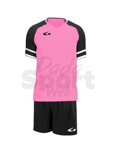 GEMS KIT CALCIO DRESDA ROSA NERO