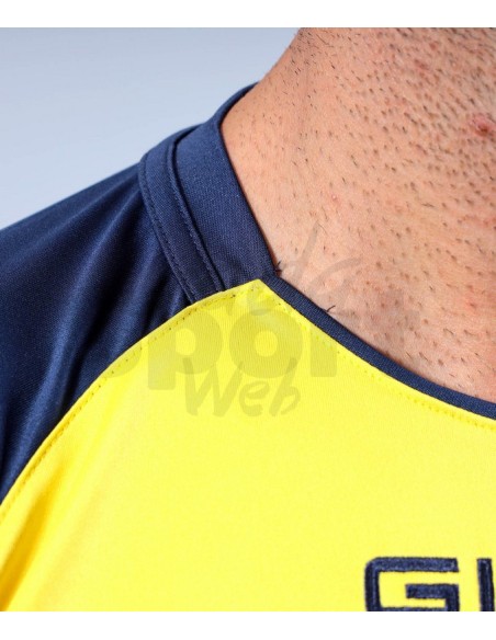 GIVOVA SHIRT CAPO GIALLO BLU