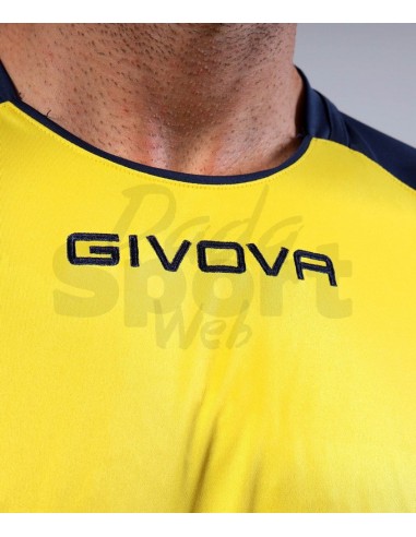 GIVOVA SHIRT CAPO GIALLO BLU