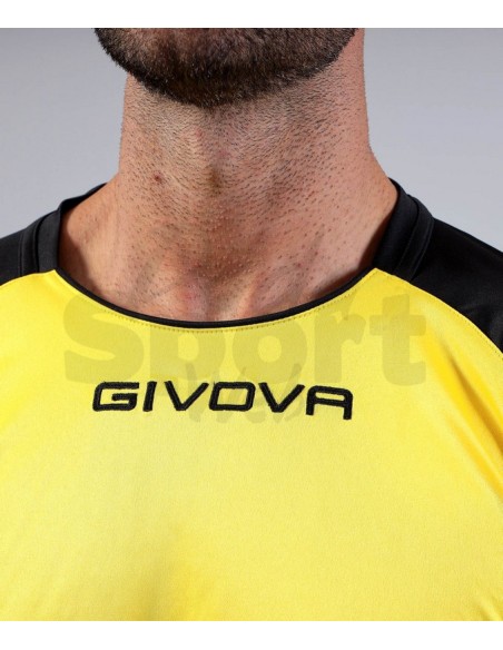 GIVOVA SHIRT CAPO GIALLO NERO