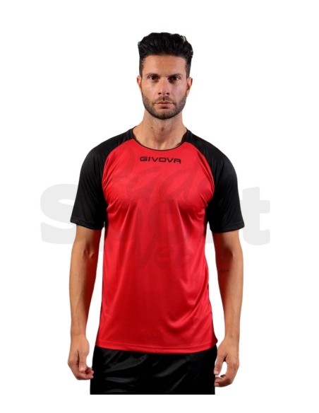 GIVOVA SHIRT CAPO ROSSO NERO