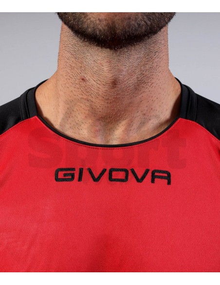 GIVOVA SHIRT CAPO ROSSO NERO